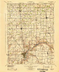 Sidney 1944 topographic map preview