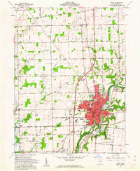 Sidney 1961 topographic map thumbnail