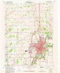 Sidney 1961 topographic map thumbnail