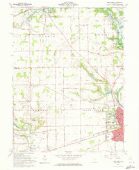 Piqua West 1961 topographic map thumbnail