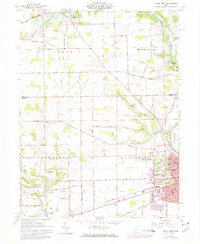 Piqua West 1961 topographic map thumbnail