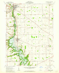 Pleasant Hill 1961 topographic map thumbnail