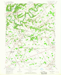 Pleasant Plain 1955 topographic map thumbnail