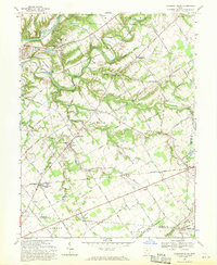 Pleasant Plain 1968 topographic map thumbnail