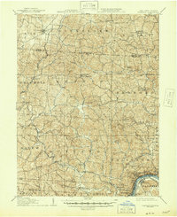 Pomeroy 1907 topographic map preview