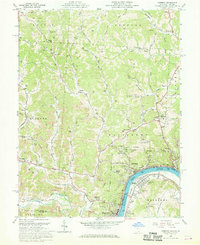 Pomeroy 1960 topographic map preview