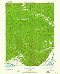Pond Run 1949 topographic map thumbnail