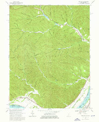 Pond Run 1967 topographic map thumbnail