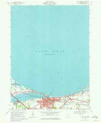 Port Clinton 1969 topographic map thumbnail