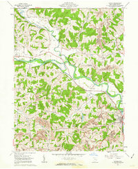 Randle 1962 topographic map preview