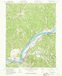 Raven Rock 1961 topographic map thumbnail