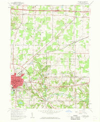 Ravenna 1960 topographic map thumbnail