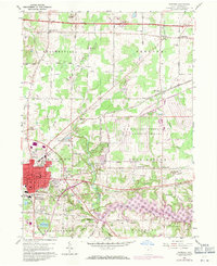 Ravenna 1960 topographic map thumbnail