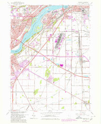 Rossford 1965 topographic map thumbnail