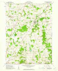 Rushsylvania 1961 topographic map preview