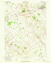 Sabina 1961 topographic map preview