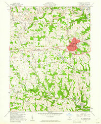 St. Clairsville topographic map thumbnail