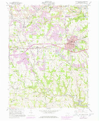 St. Clairsville 1960 topographic map thumbnail