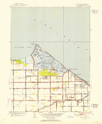 Reno Beach 1952 topographic map thumbnail