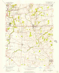 Reynoldsburg 1955 topographic map thumbnail