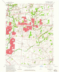 Reynoldsburg 1964 topographic map thumbnail