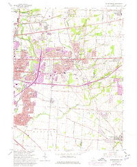 Reynoldsburg 1964 topographic map thumbnail