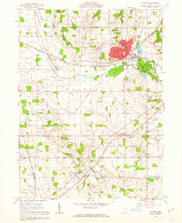 Rittman 1961 topographic map thumbnail