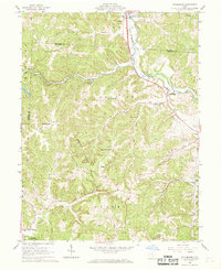 Rockbridge 1961 topographic map preview