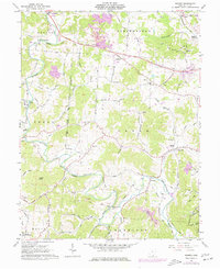 Rodney 1975 topographic map thumbnail