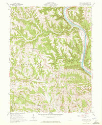Rokeby Lock 1961 topographic map thumbnail