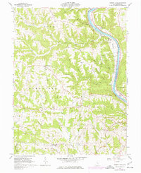 Rokeby Lock 1961 topographic map thumbnail