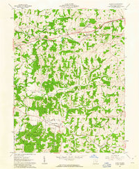 Norwich 1961 topographic map thumbnail