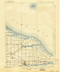 Oak Harbor 1900 topographic map thumbnail