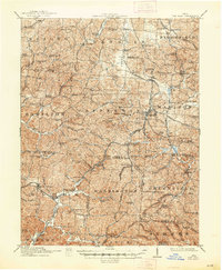 Oak Hill 1912 topographic map thumbnail