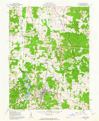Oak Hill 1961 topographic map preview