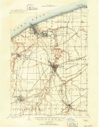 Oberlin 1901 topographic map preview