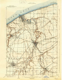 Oberlin 1903 topographic map preview