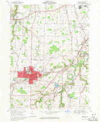 Oberlin 1969 topographic map thumbnail