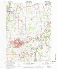 Oberlin 1969 topographic map preview