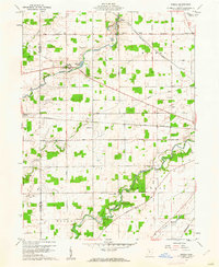 Oceola 1960 topographic map thumbnail