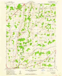 Olive Green 1961 topographic map thumbnail