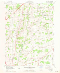 Olive Green 1961 topographic map thumbnail