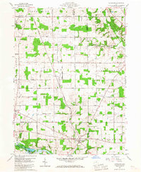 Olivesburg 1960 topographic map thumbnail