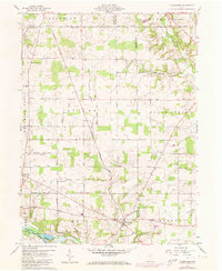 Olivesburg 1960 topographic map thumbnail