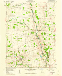Ostrander 1961 topographic map thumbnail