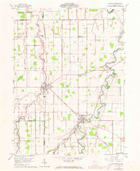 Ottoville 1960 topographic map thumbnail
