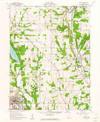 Oxford 1961 topographic map thumbnail