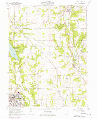 Oxford 1961 topographic map thumbnail