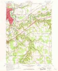 Painesville 1960 topographic map thumbnail