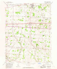 Pataskala 1958 topographic map preview